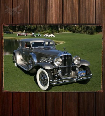 Металлическая табличка Duesenberg SJ 513 Arlington Torpedo Sedan